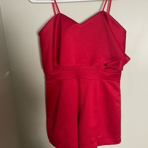 J.O.A Los Angeles red romper size S. Never worn.